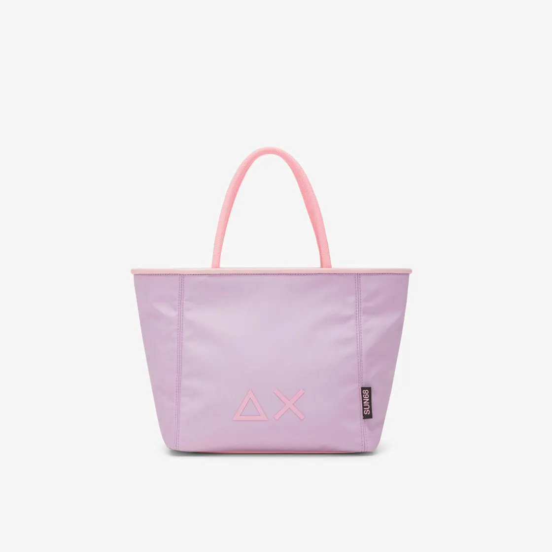 Outlet Shopping bag Jacqueline in nylon lilla Donna Borse