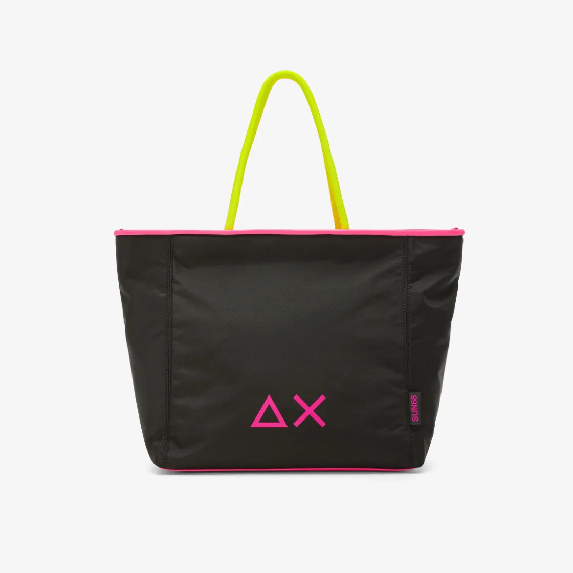 Sale Shopping bag Jacqueline in nylon nero Donna Borse