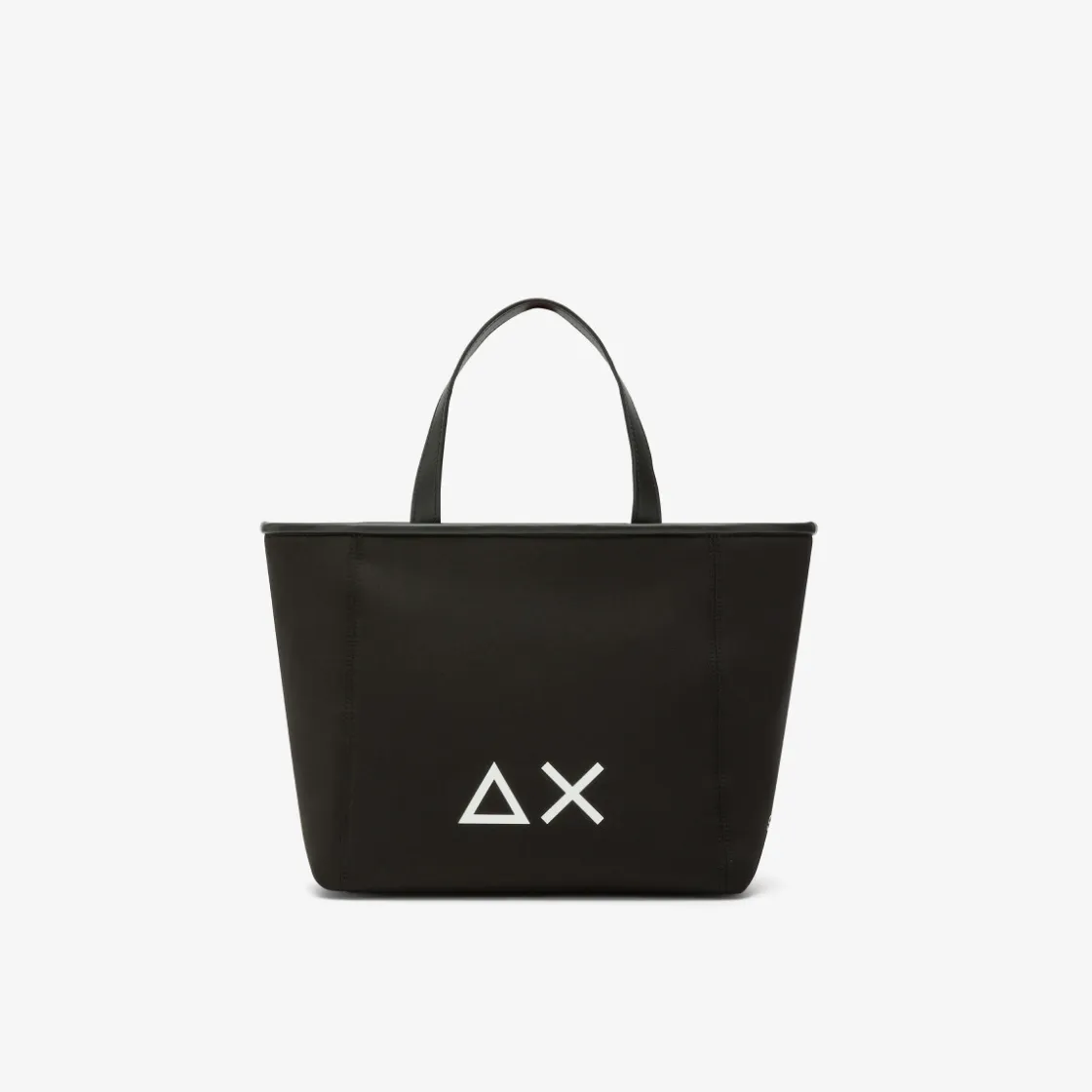 Discount Shopping bag Jacqueline in scuba nero Donna Borse