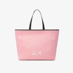Outlet Shopping bag Jacqueline in scuba rosa Donna Borse