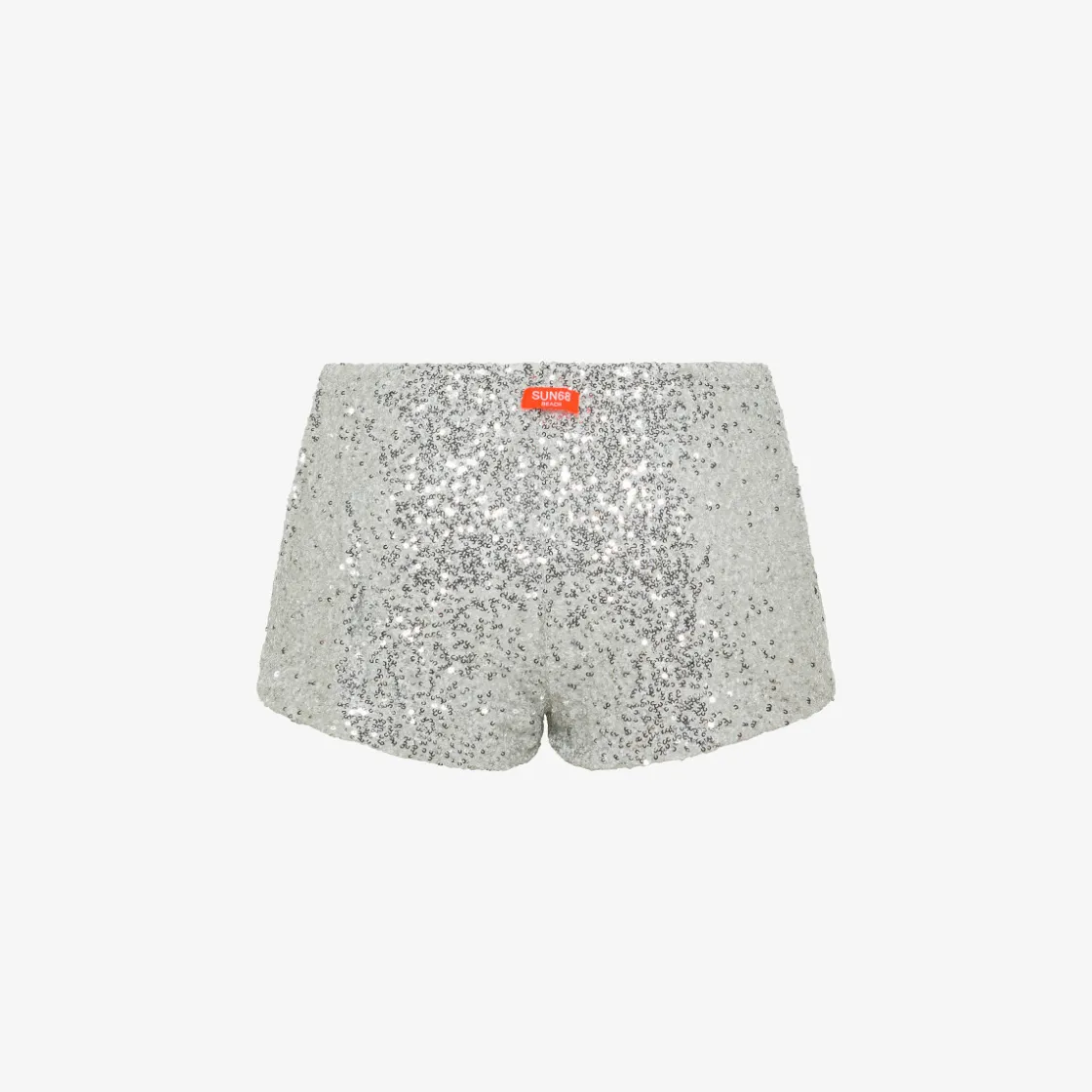 New Shorts con paillettes argento Donna Pantaloni|Beachwear Donna