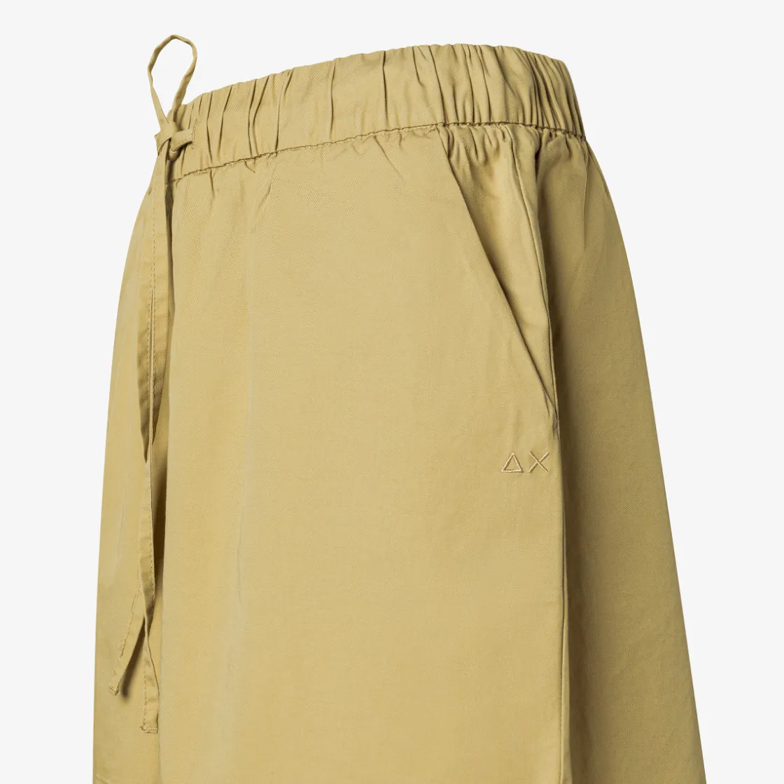 Discount Shorts in cotone beige Donna Pantaloni