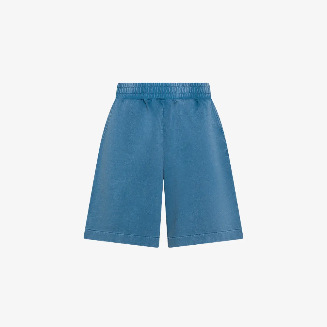 Discount Shorts in felpa avio scuro con trattamento marble Donna Pantaloni|Felpe