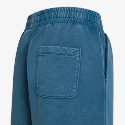 Discount Shorts in felpa avio scuro con trattamento marble Donna Pantaloni|Felpe