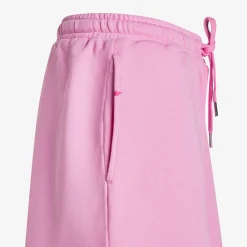 Fashion Shorts in felpa di cotone geranio Donna Pantaloni|Felpe