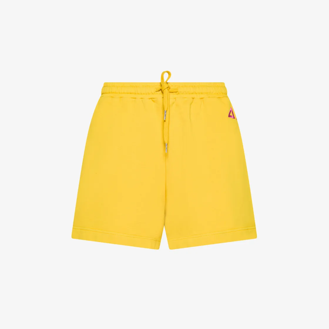 Online Shorts in felpa di cotone giallo Donna Pantaloni|Felpe