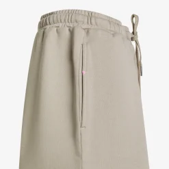 Outlet Shorts in felpa di cotone stone Donna Pantaloni|Felpe