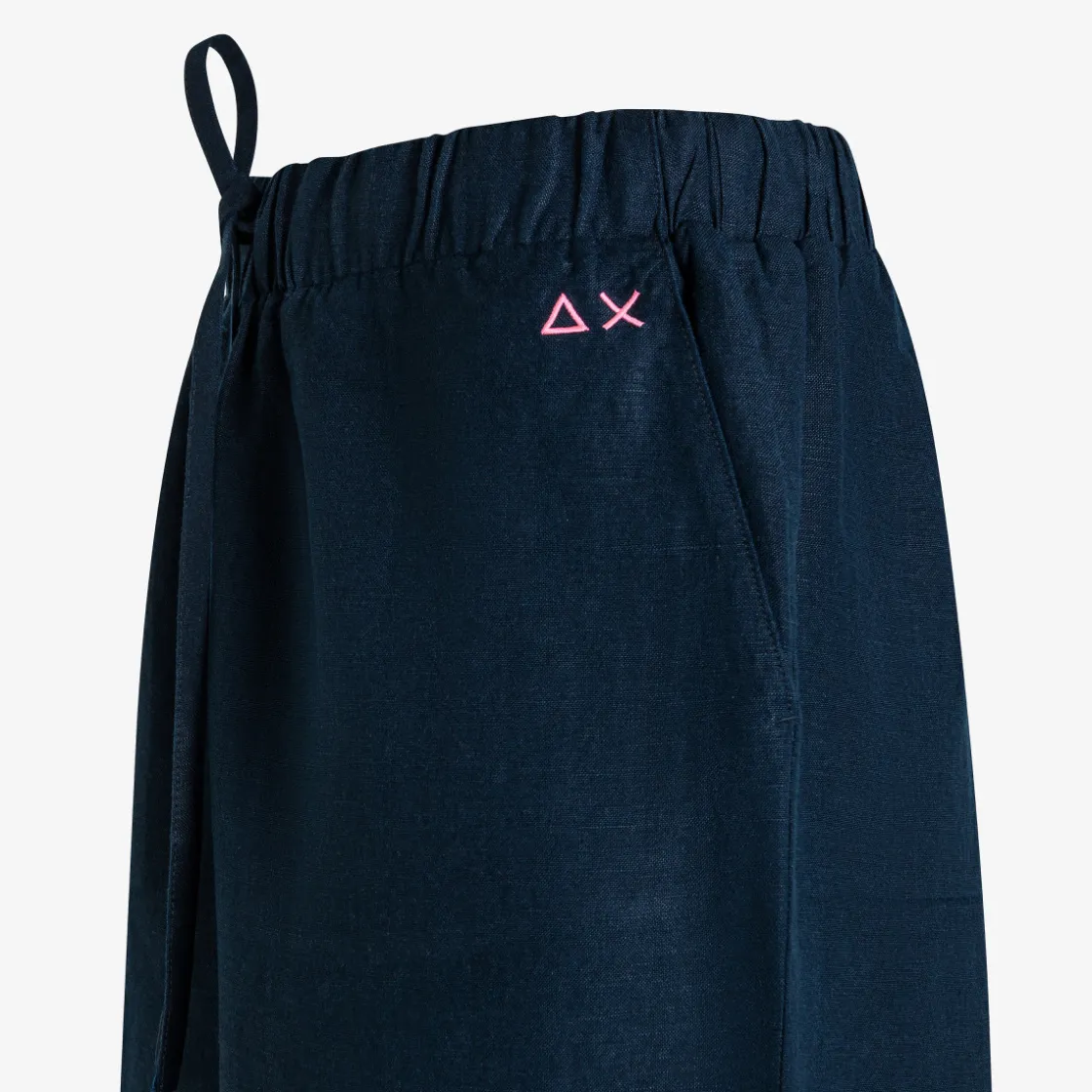 Clearance Shorts in lino blu navy Donna Pantaloni|Beachwear Donna