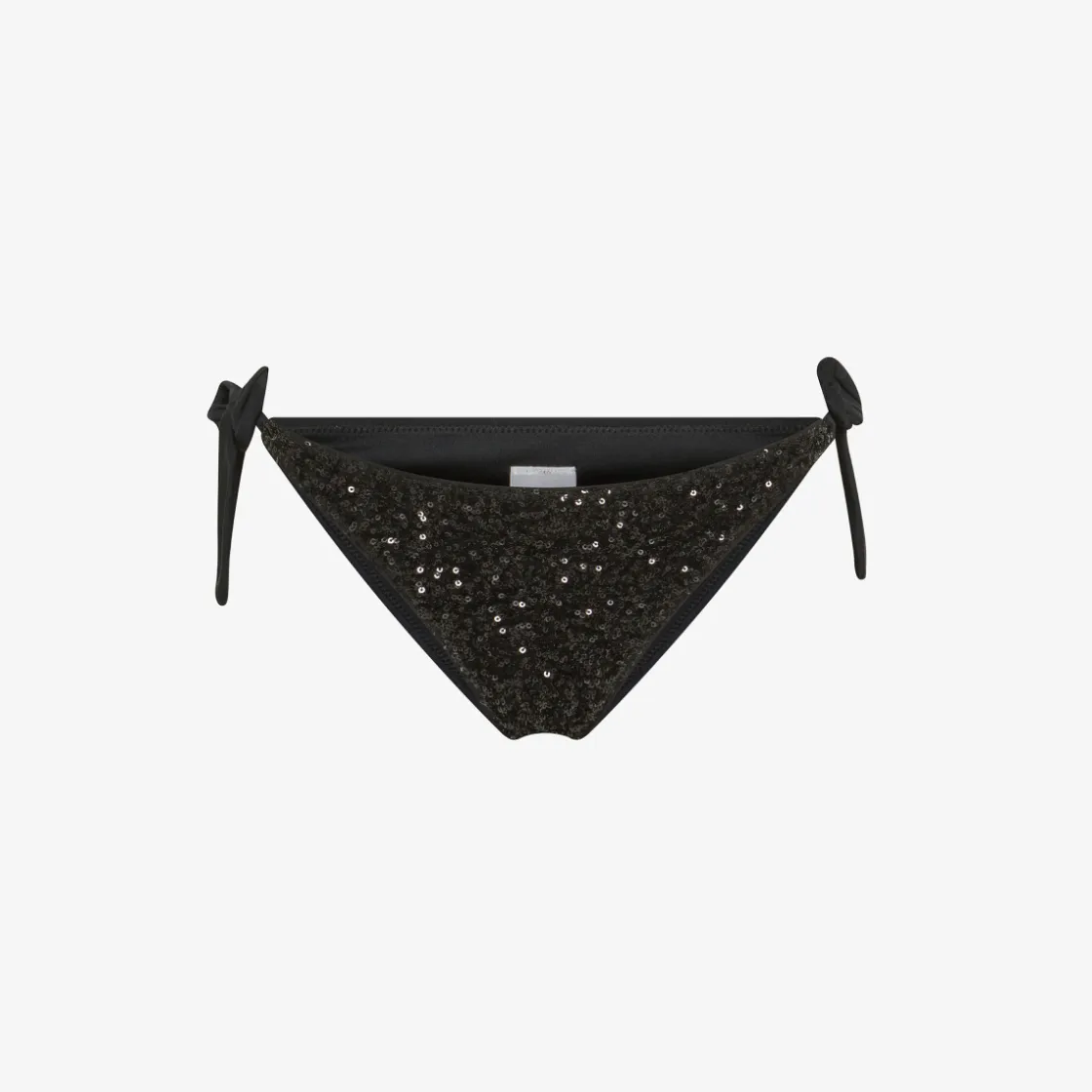 Clearance Slip mare con paillettes nero Donna Costumi Donna