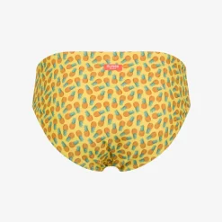 Outlet Slip mare in lycra® stampata gialla e arancio Uomo Costumi Uomo