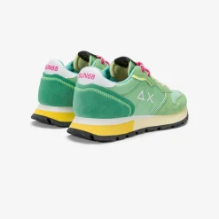 Clearance Sneaker Ally Color Explosion in suede e nylon verde menta Donna Scarpe|Donna