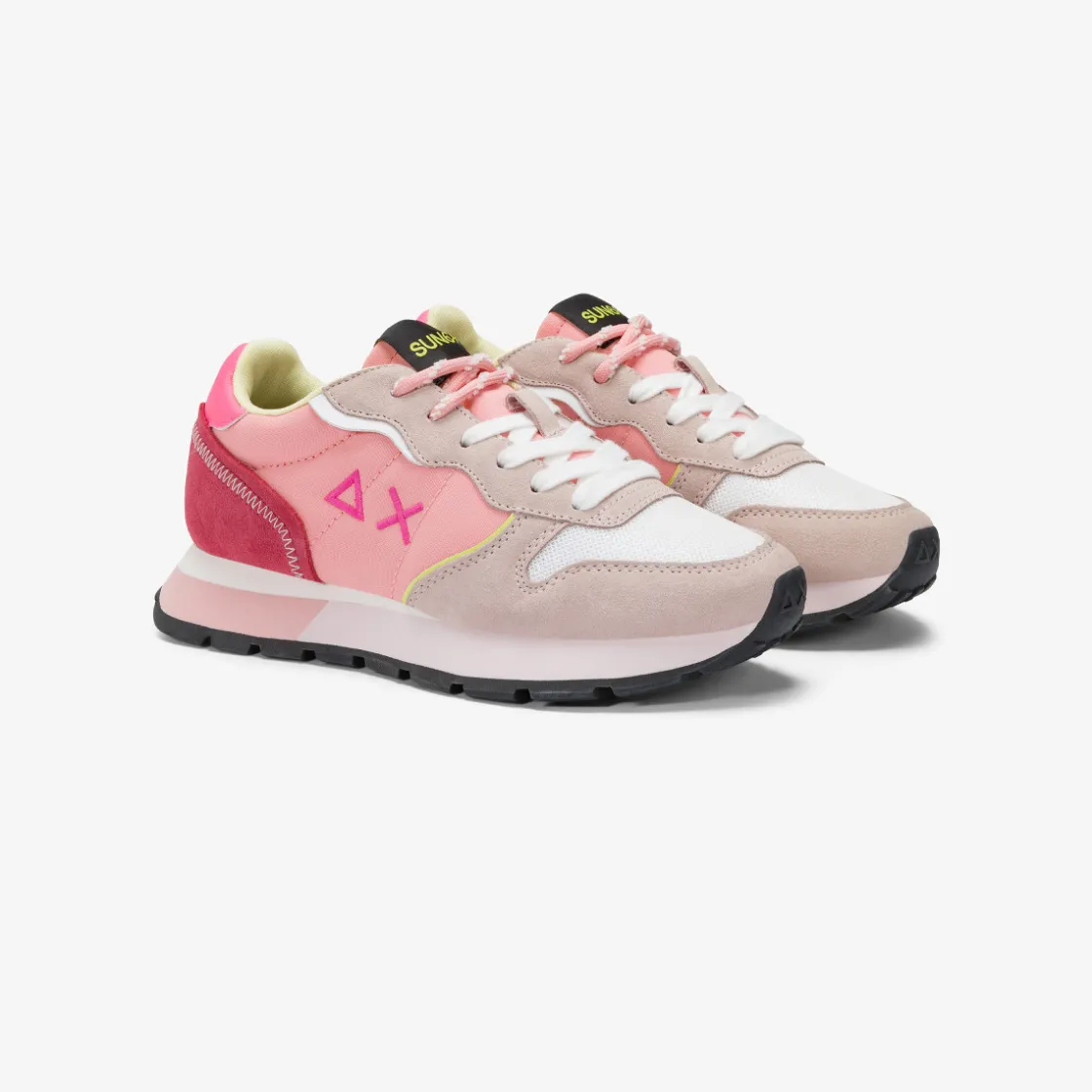 Fashion Sneaker Ally Color Explosion in suede e nylon porcellana Donna Scarpe|Donna