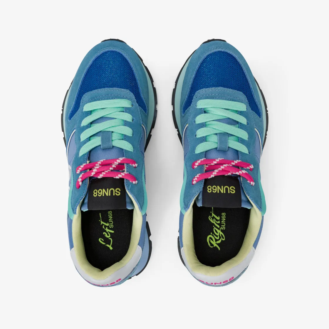 Clearance Sneaker Ally Color Explosion in suede e nylon avio Donna Scarpe|Donna
