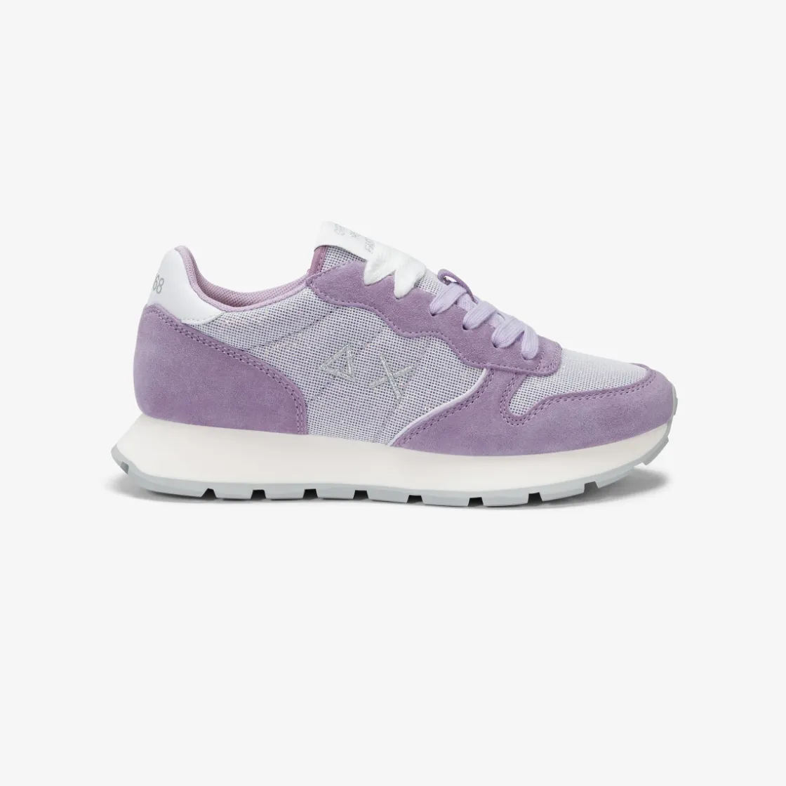 Discount Sneaker Ally Glitter in suede e lurex lilla Donna Scarpe|Donna