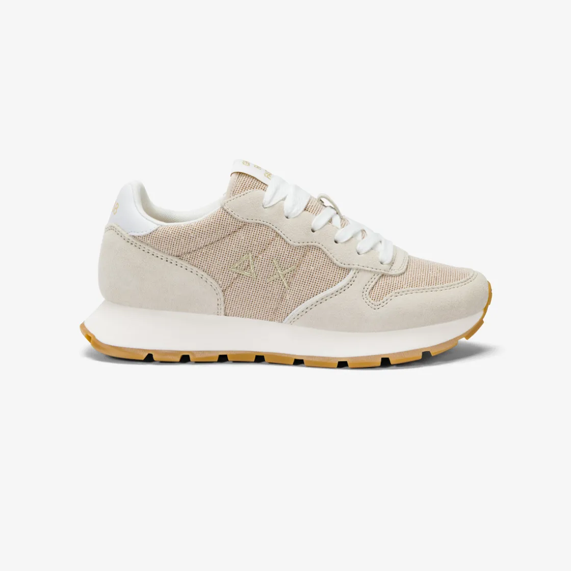 New Sneaker Ally Glitter in suede e lurex oro Donna Scarpe|Donna