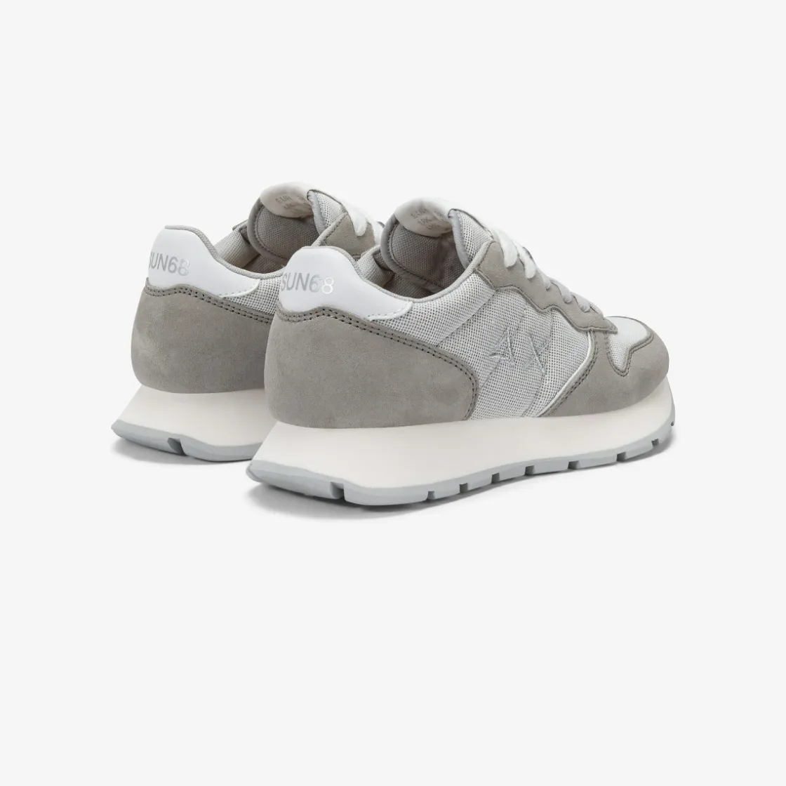 Clearance Sneaker Ally Glitter in suede e lurex argento Donna Scarpe|Donna