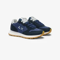 Discount Sneaker Ally Gold Silver in suede e nylon blu navy Donna Scarpe|Donna
