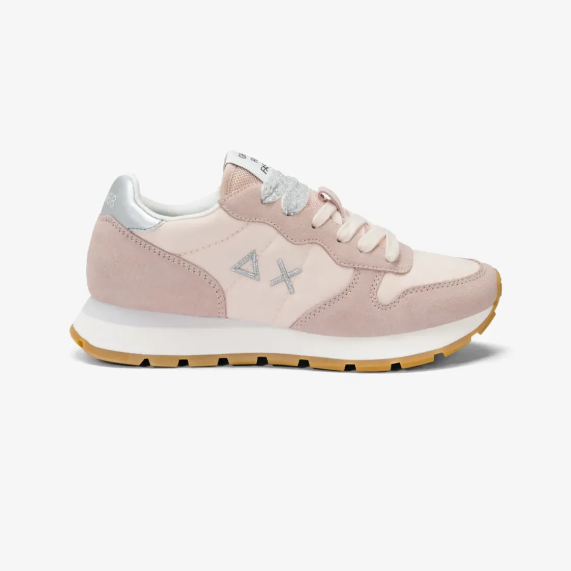 Outlet Sneaker Ally Gold Silver in suede e nylon nero Donna Scarpe|Donna