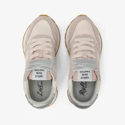 Hot Sneaker Ally Gold Silver in suede e nylon porcellana Donna Scarpe|Donna