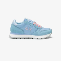 Hot Sneaker Ally in suede e nylon azzurro Donna Scarpe|Donna