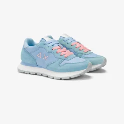 Hot Sneaker Ally in suede e nylon azzurro Donna Scarpe|Donna