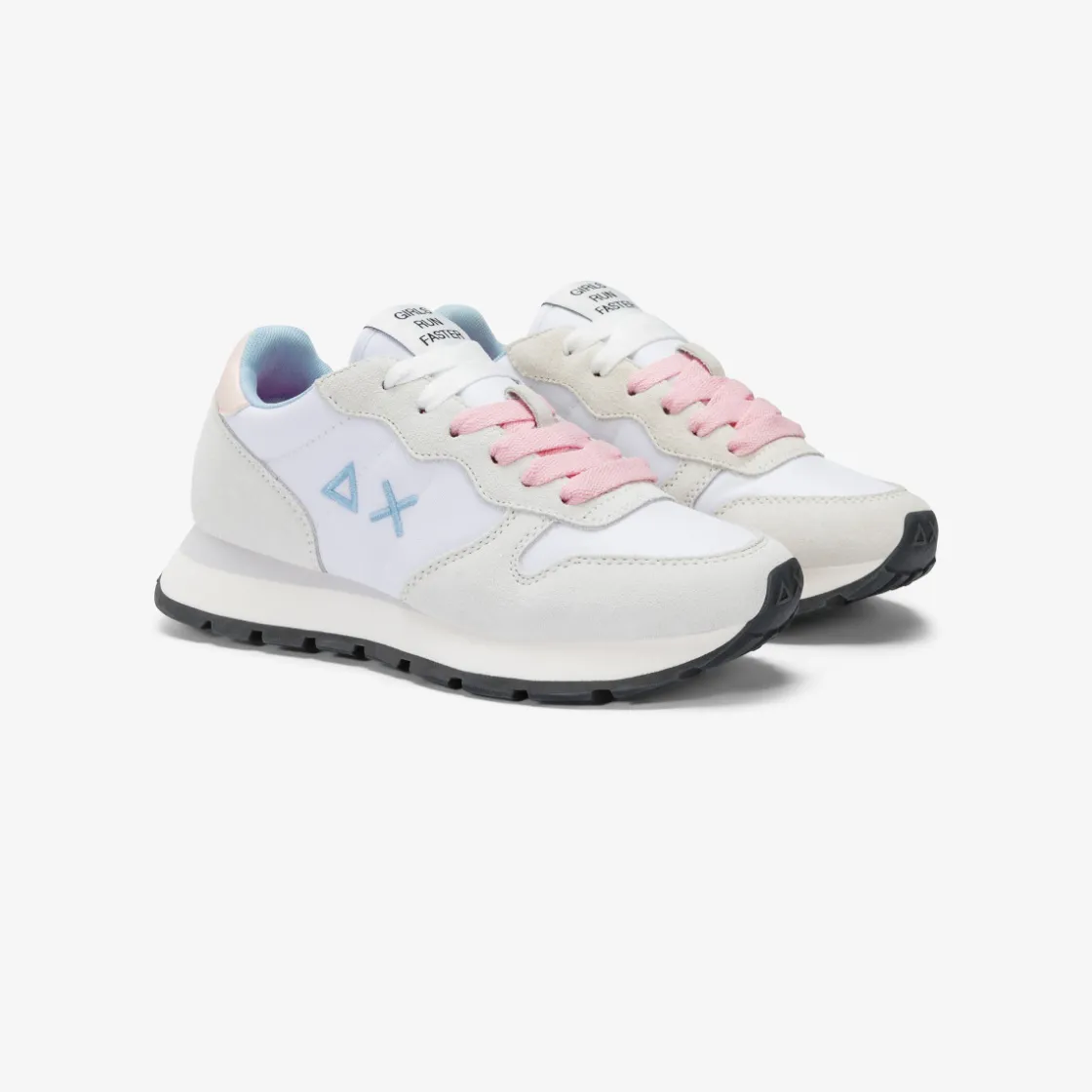 Fashion Sneaker Ally in suede e nylon bianco Donna Scarpe|Donna