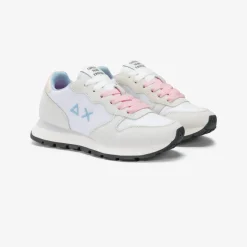 Online Sneaker Ally in suede e nylon nero e fucsia fluo Donna Scarpe|Donna