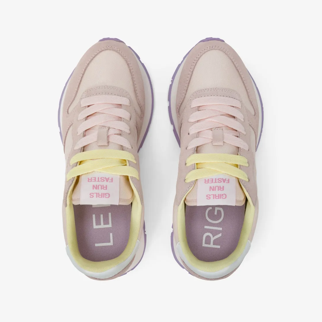 Sale Sneaker Ally in suede e nylon porcellana Donna Scarpe|Donna