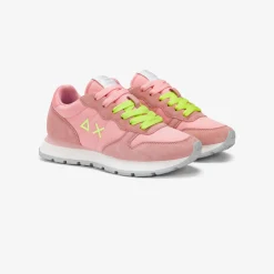 Discount Sneaker Ally in suede e nylon rosa fenicottero Donna Scarpe|Donna