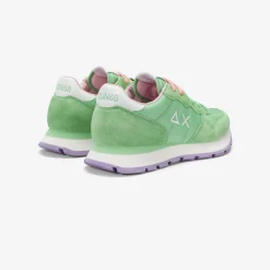 Best Sneaker Ally in suede e nylon verde menta Donna Scarpe|Donna