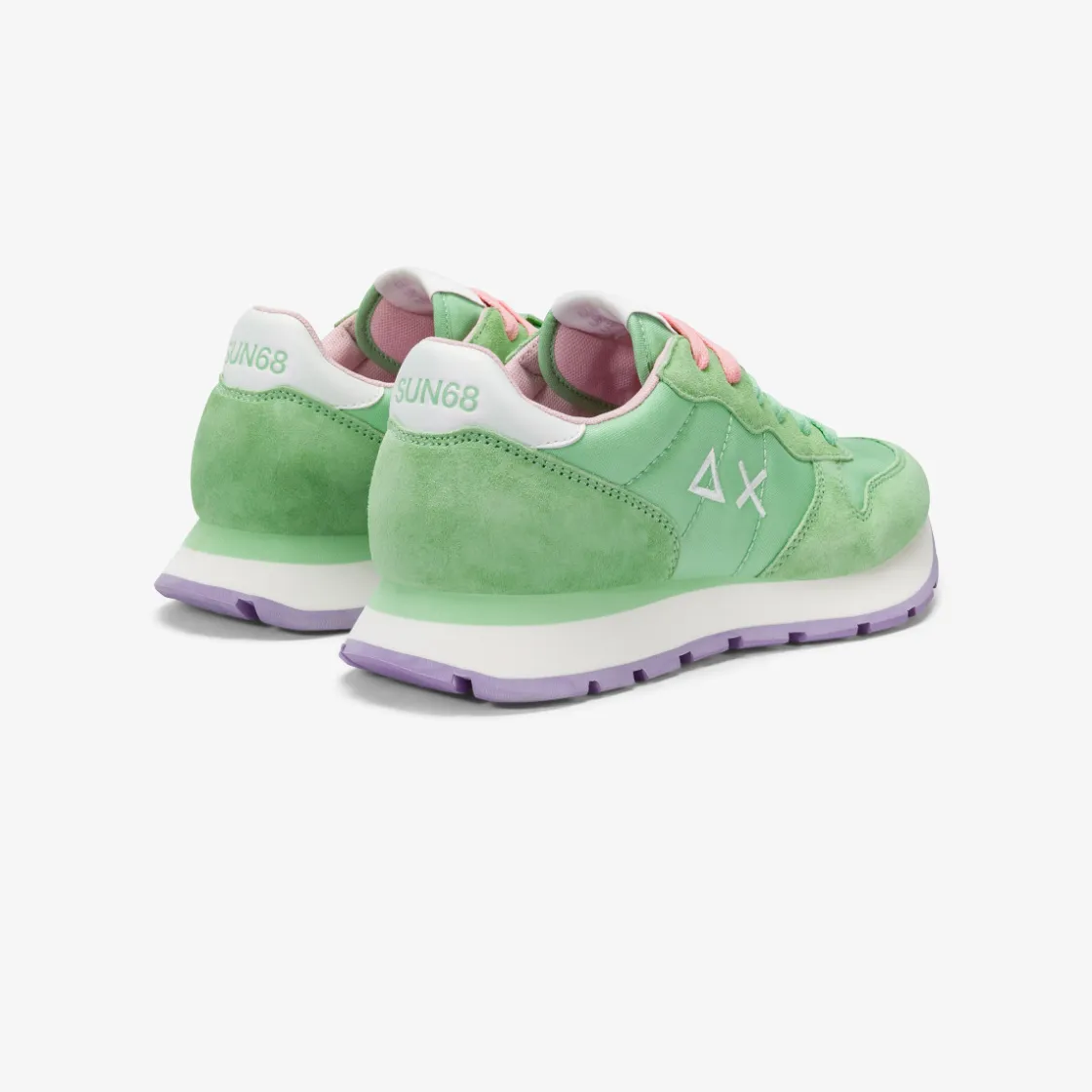 Best Sneaker Ally in suede e nylon verde menta Donna Scarpe|Donna