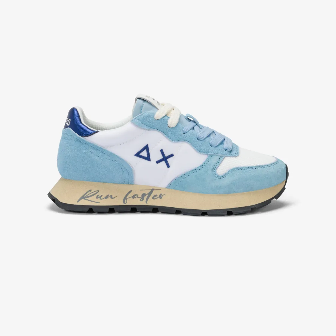 Sale Sneaker Ally Vintage in suede e nylon azzurro Donna Scarpe|Donna