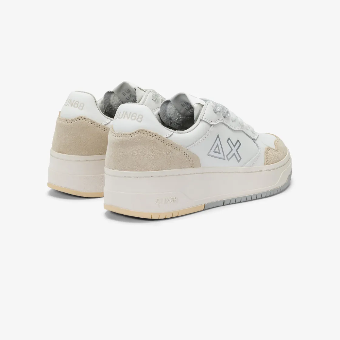 Hot Sneaker Basket Love Lady in pelle e suede bianco Donna Scarpe|Donna