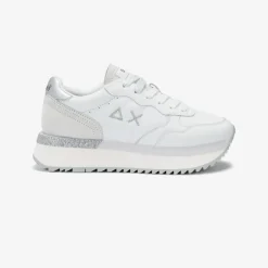 Fashion Sneaker Big Ally in pelle argento Donna Scarpe|Donna