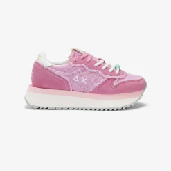 Discount Sneaker Big Stargirl in suede e canvas ciclamino Donna Scarpe|Donna