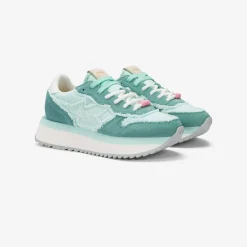 Outlet Sneaker Big Stargirl in suede e canvas verde acqua Donna Scarpe|Donna