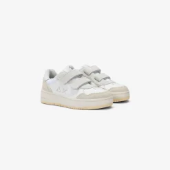 Discount Sneaker Boy's Big Basket in pelle bianca Bambino Scarpe|Bambino