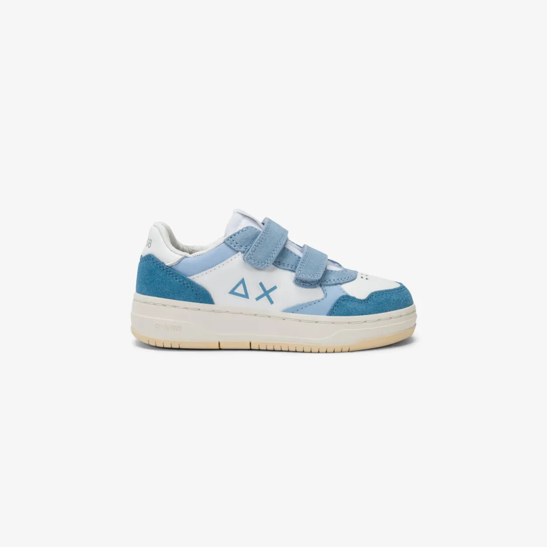 Best Sneaker Boy's Big Basket in pelle azzurra Bambino Scarpe|Bambino