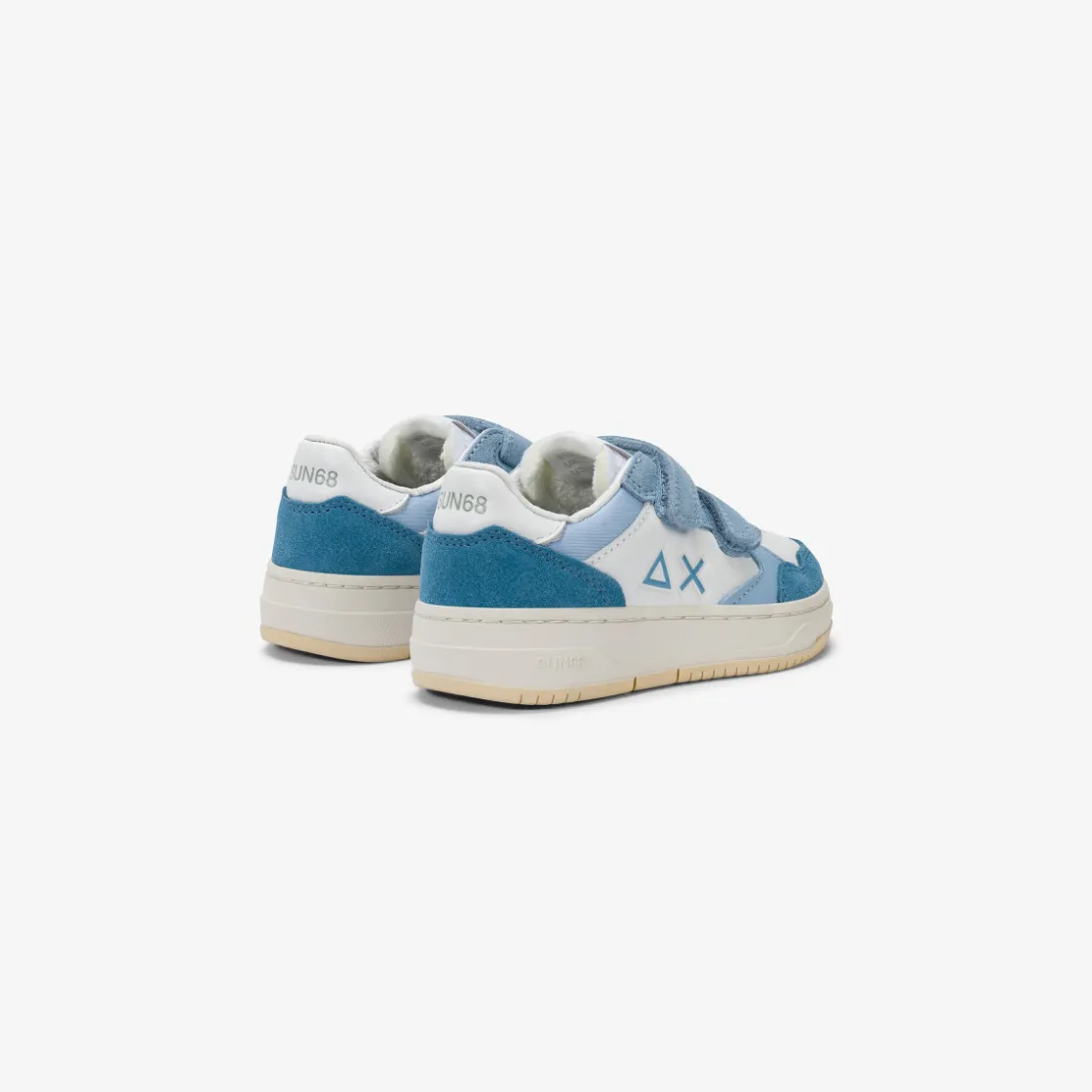 Best Sneaker Boy's Big Basket in pelle azzurra Bambino Scarpe|Bambino