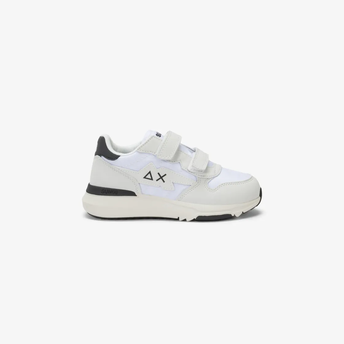 Sale Sneaker Boy's Niki in PU e nylon bianco Bambino Scarpe|Bambino