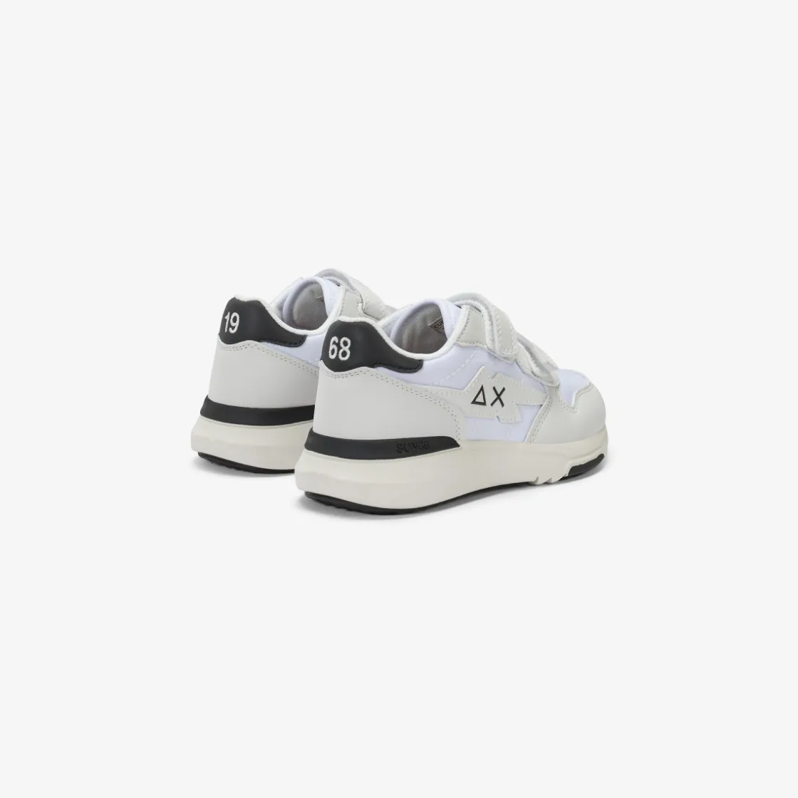 Sale Sneaker Boy's Niki in PU e nylon bianco Bambino Scarpe|Bambino
