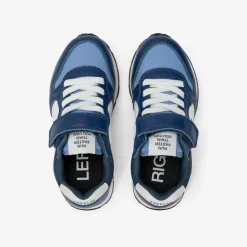 Clearance Sneaker Boy's Tom Color in pelle blu navy Bambino Scarpe|Bambino