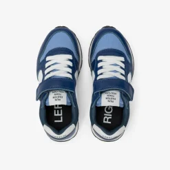 Online Sneaker Boy's Tom Color in pelle blu navy Bambino Scarpe|Bambino