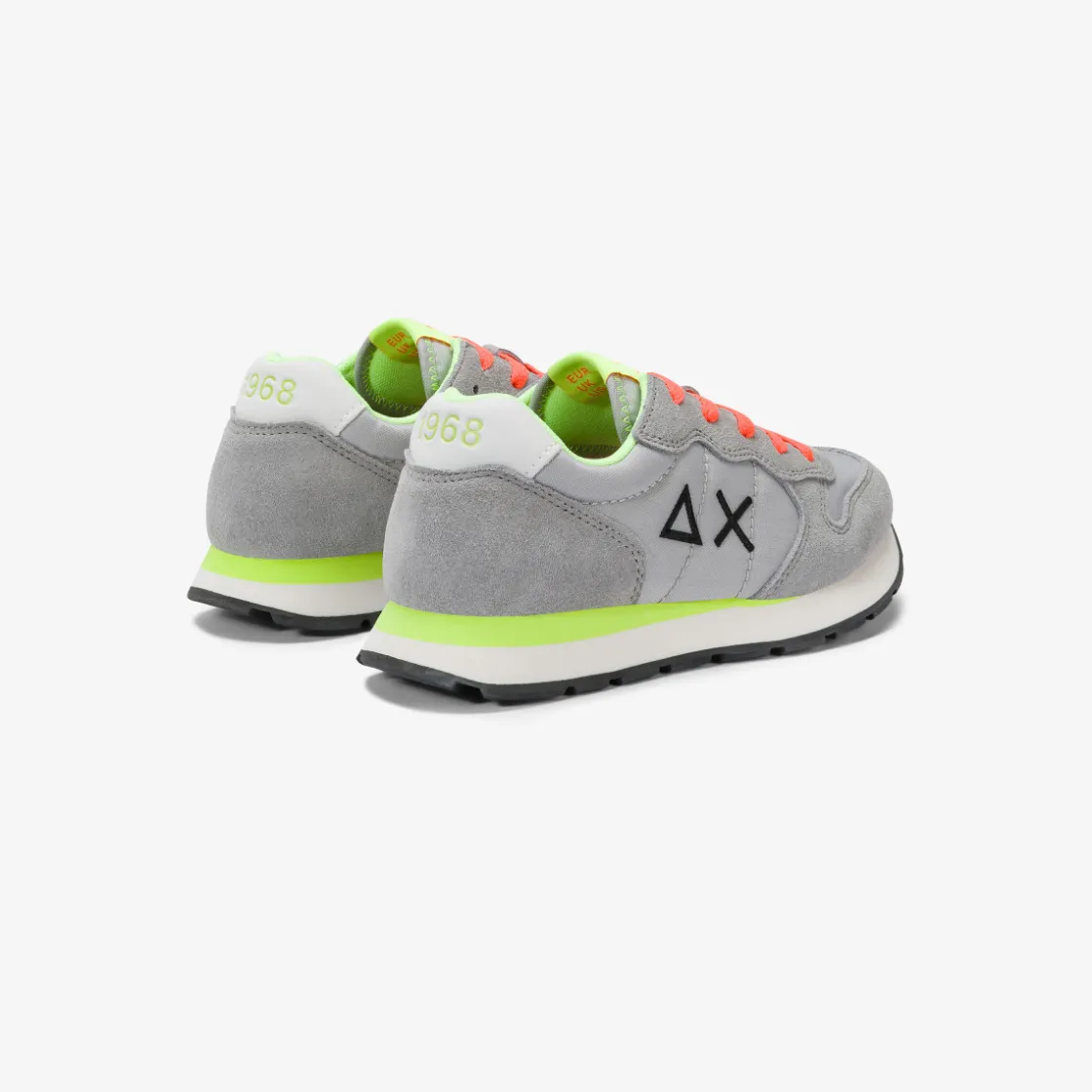 Best Sneaker Boy's Tom Fluo in nylon e suede grigio chiaro Bambino Scarpe|Bambino