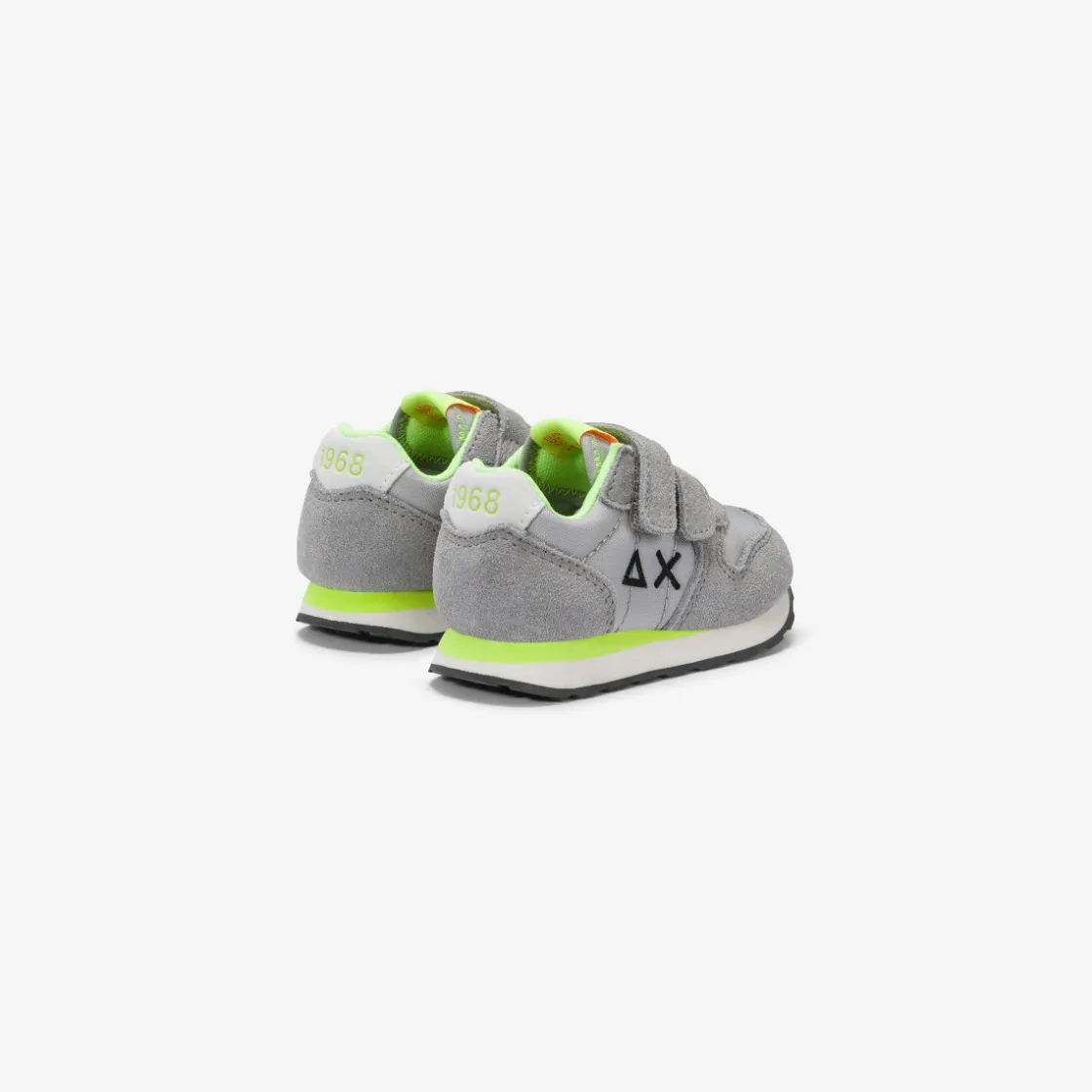 Online Sneaker Boy's Tom Fluo in nylon e suede grigio chiaro Bambino Scarpe|Bambino