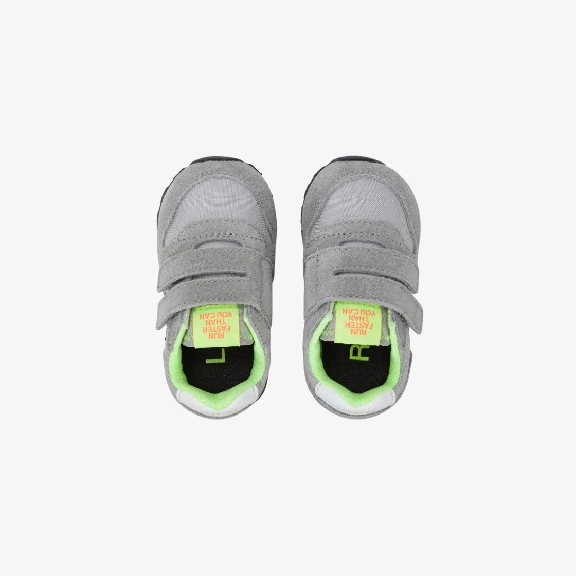 Online Sneaker Boy's Tom Fluo in nylon e suede grigio chiaro Bambino Scarpe|Bambino