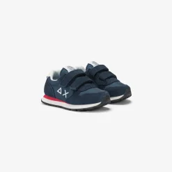 Sale Sneaker Boy's Tom in nylon e suede blu navy Bambino Scarpe|Bambino