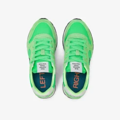 Best Sneaker Boy's Tom in nylon e suede verde fluo Bambino Scarpe|Bambino