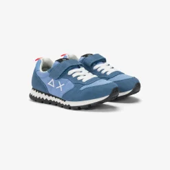 Best Sneaker Boy's Tom Snake in nylon e suede avio Bambino Scarpe|Bambino
