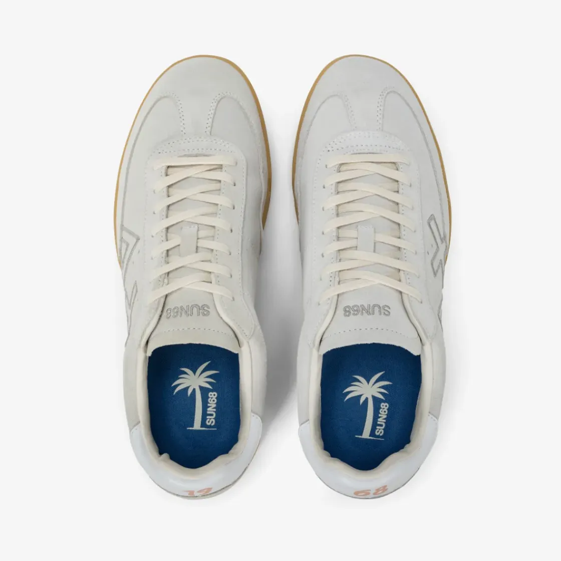 Online Sneaker California Sun in suede bianca panna Donna Scarpe|Donna